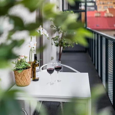 Apartament 2-level On Krizikova Near The Metro Praga